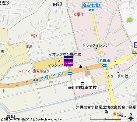 イオンドラッグ豊見城店出張所（ATM）付近の地図